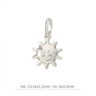 Colgante sol 13,5mm en...