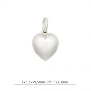 Colgante corazón 12mm en...