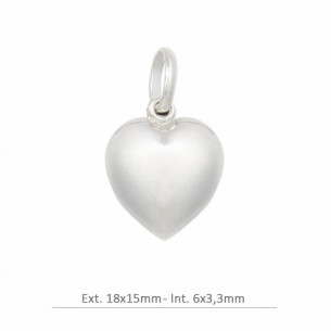 Colgante corazón 18mm en...