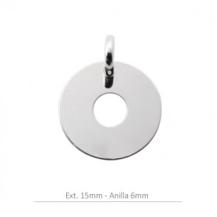 Colgante donut 15mm para...