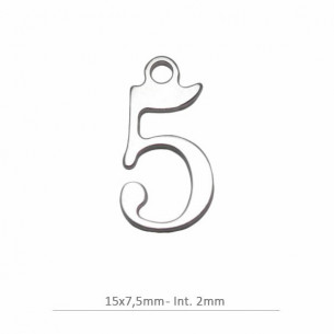 Colgante número 5 largo...