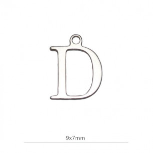 Mini colgante ¨D¨ alto 9mm...