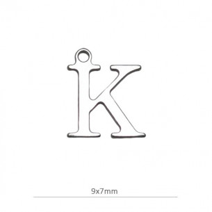 Mini colgante ¨K¨ alto 9mm...