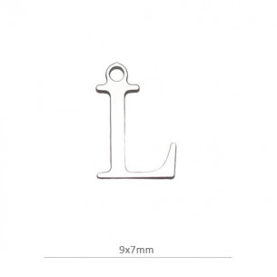 Mini colgante ¨L¨ alto 9mm...