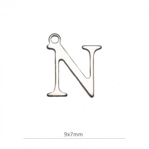 Mini colgante ¨N¨ alto 9mm-...
