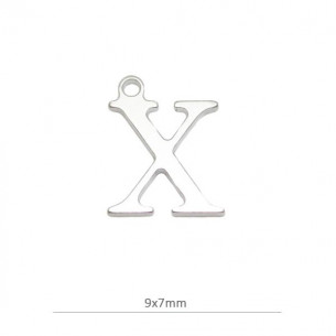 Mini colgante ¨X¨ alto 9mm...
