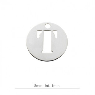 Colgante redondo 8 mm...