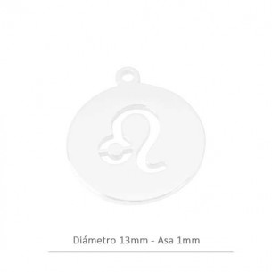Colgante redondo Leo 13mm...