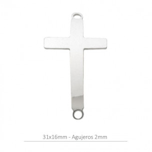 Entrepieza cruz largo 31mm...