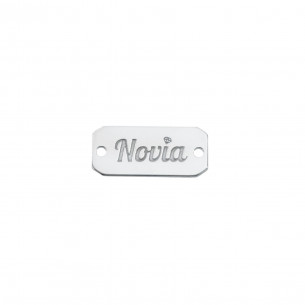 Chapa mensaje Novia 15 mm...