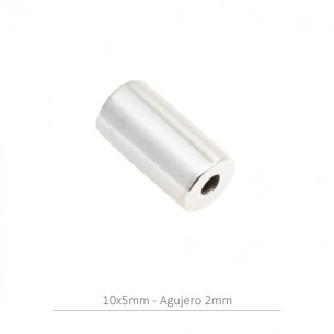 Cuenta Cilindro largo 10 mm...