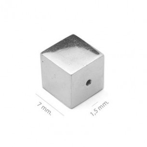 Cuenta Cubo largo 7 mm en...