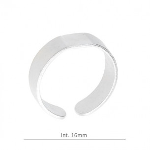 Anillo base plana cuadrada...