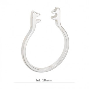 Anillo dos muescas 18mm en...