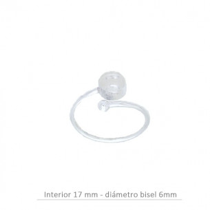 Anillo circulo 17mm -...