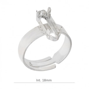 Anillo con garra de 15x5mm...