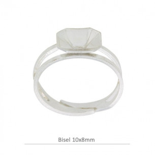 Anillo bisel rectangulo...