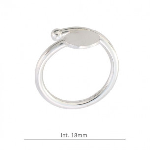 Anillo con bola y disco de...
