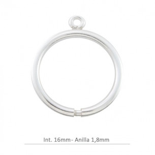 Anillo con asa de 2 mm en...