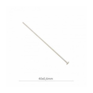 Sterling Silver flat head...