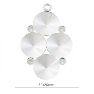 Bisel colgante  4conos 10mm...