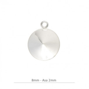 Bisel colgante cono 8mm con...