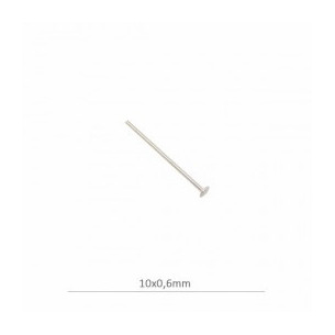 Sterling Silver flat head...