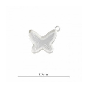 Bisel colgante mariposa 8,5 mm