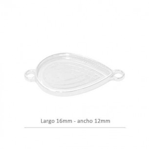 Entrepieza bisel lágrima 14x9
