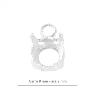 Colgante garra redonda 8mm