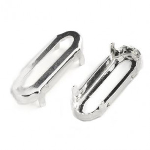 Support serti griffe oval...