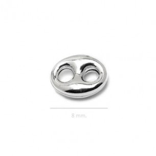 Sterling silver puffed...