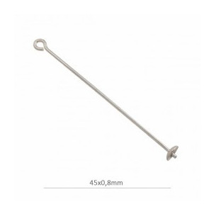 Sterling silver eye pin...
