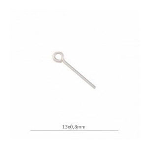 Sterling silver eye pin...