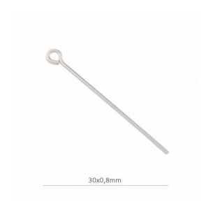 Sterling silver eye pin...