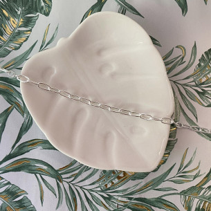 Chaîne maille ovale 8x3,8mm...