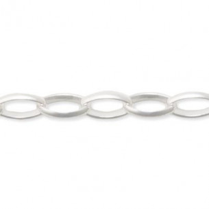 Cadena rolo ovalada 6x3,5mm...