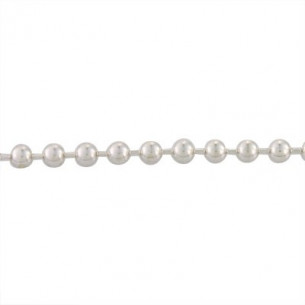 Cadena bolas 4 mm en plata 925