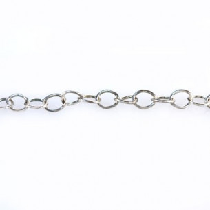 Cadena ovalada 4x3,3mm en...