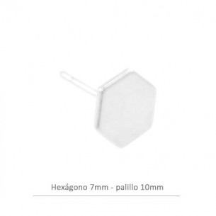 Sterling Silver hexagon 7...