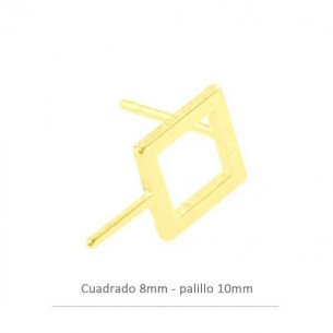 Pendiente de plata  baño...