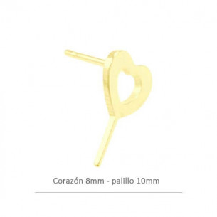 Pendiente de plata  baño...