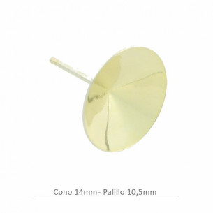 Pendiente de plata  baño...