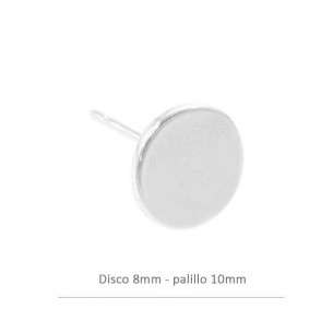 Sterling Silver circle 8 mm...