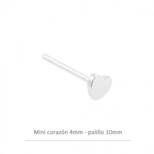 Clous d'oreilles mini coeur...