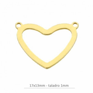 Entrepieza corazón 17x13mm...