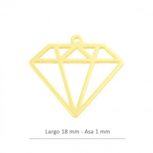 Colgante diamante de 19mm...