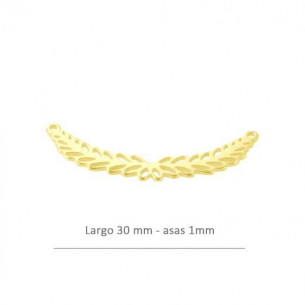 Colgante laurel largo 30mm...