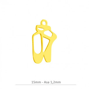 Colgante mini corazón 8mm -...