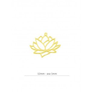 Colgante mini flor loto...